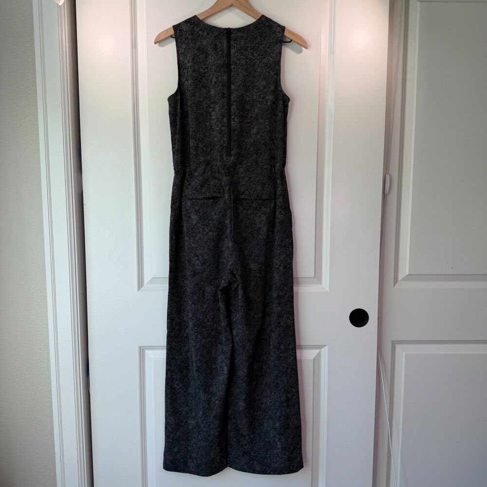 Athleta Topanga Viper Black Wide Leg Jumpsuit XS